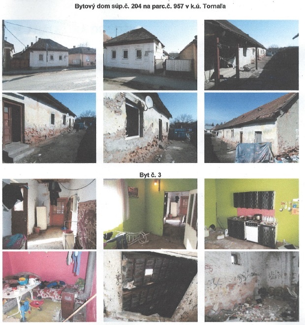DRAŽBA 13.08.2020 o 10.00 hod., 2 izbový byt Tornaľa, okres Revúca